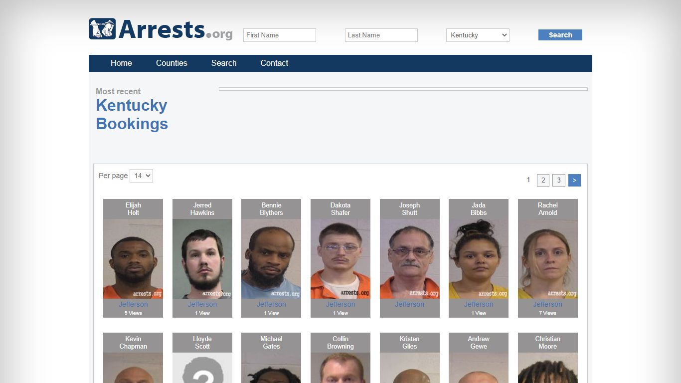 Kentucky Arrests and Inmate Search